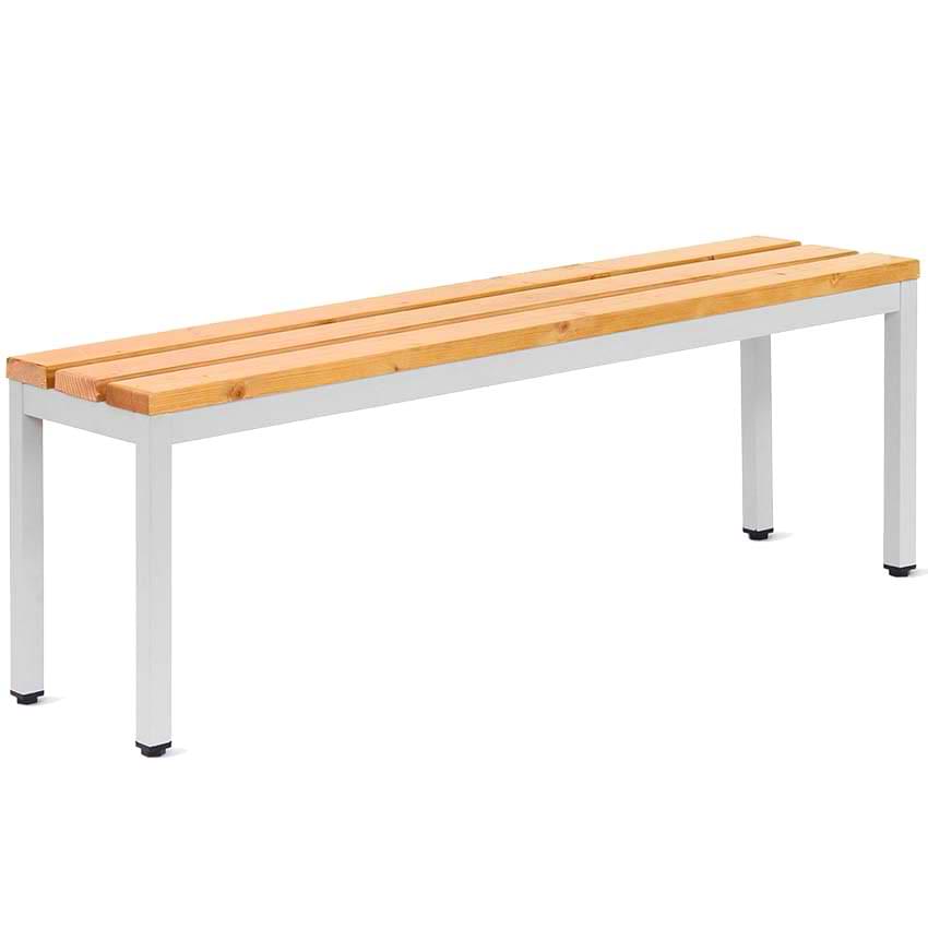 Banc vestiaire 3 lattes bois - L. 1200 mm