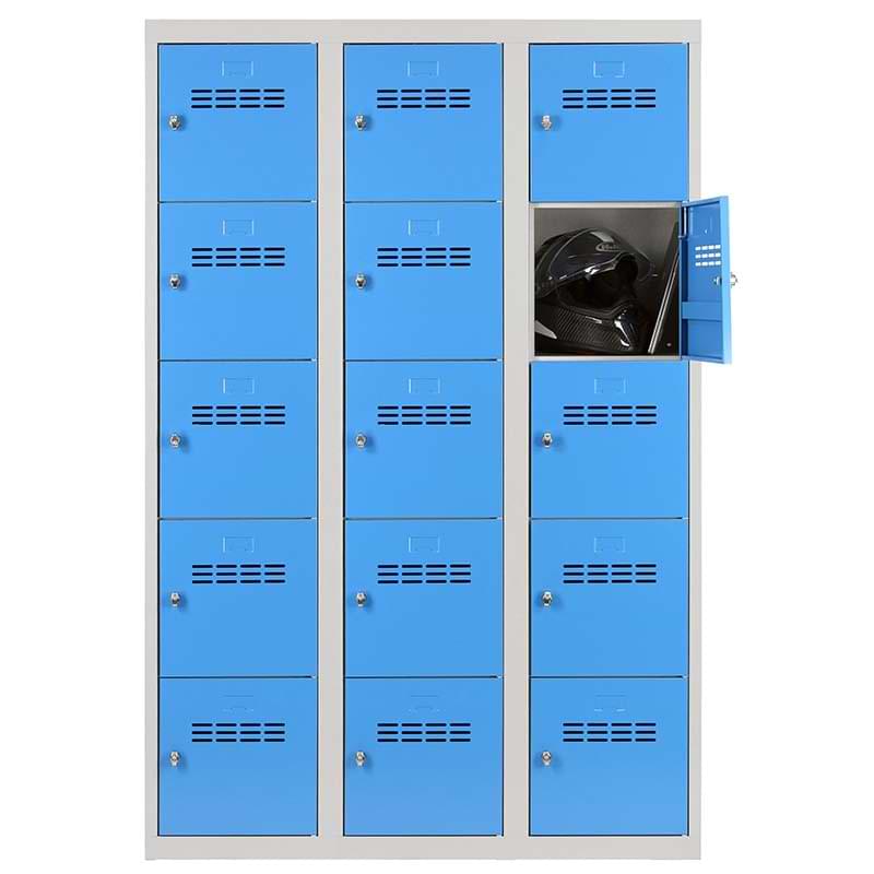 Armoire multicases - 5 cases 400 mm par colonne - 3 colonnes
