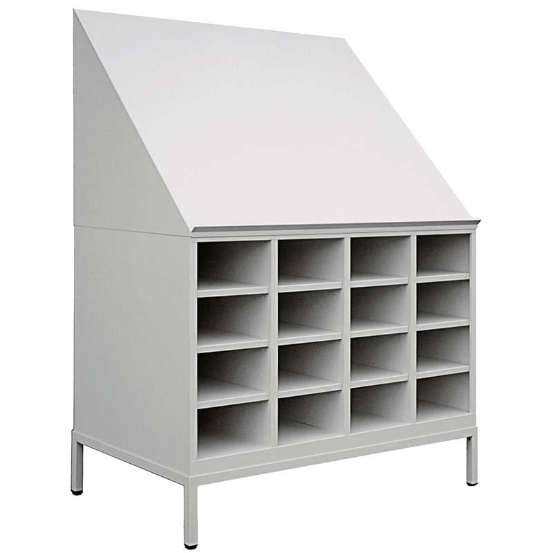 Meuble à plans incliné - Gris RAL 7035