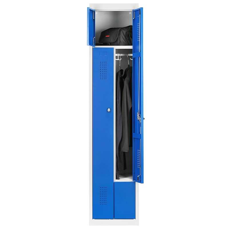 Vestiaire compact porte en L - 6 casiers