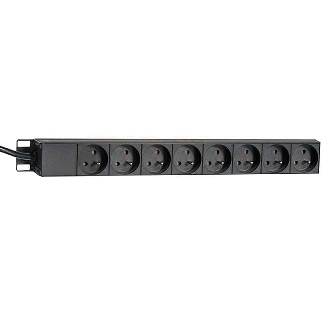 Option : Rack 8 prises électriques (250V - 4000W - 16A)