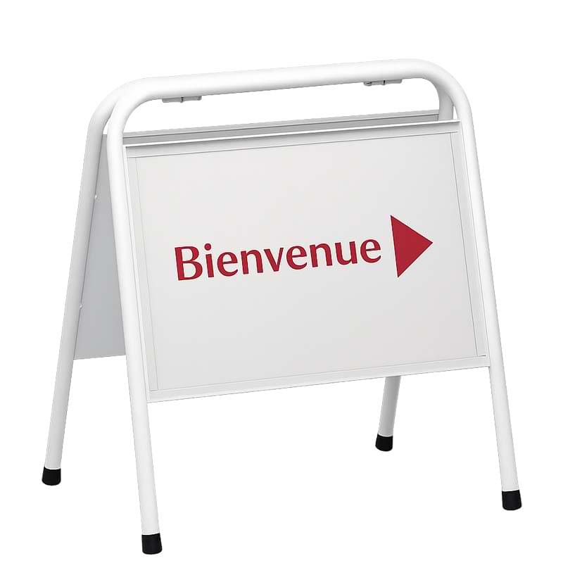 Chevalet porte-affiche format A3 noir