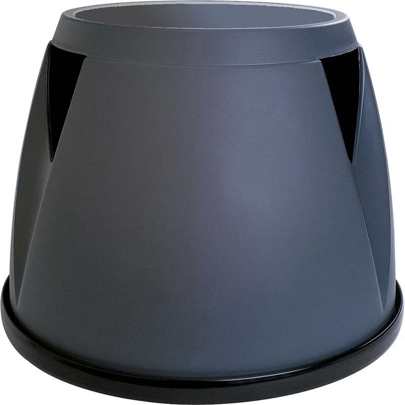 Marchepied plastique monobloc 1 marche - Gris