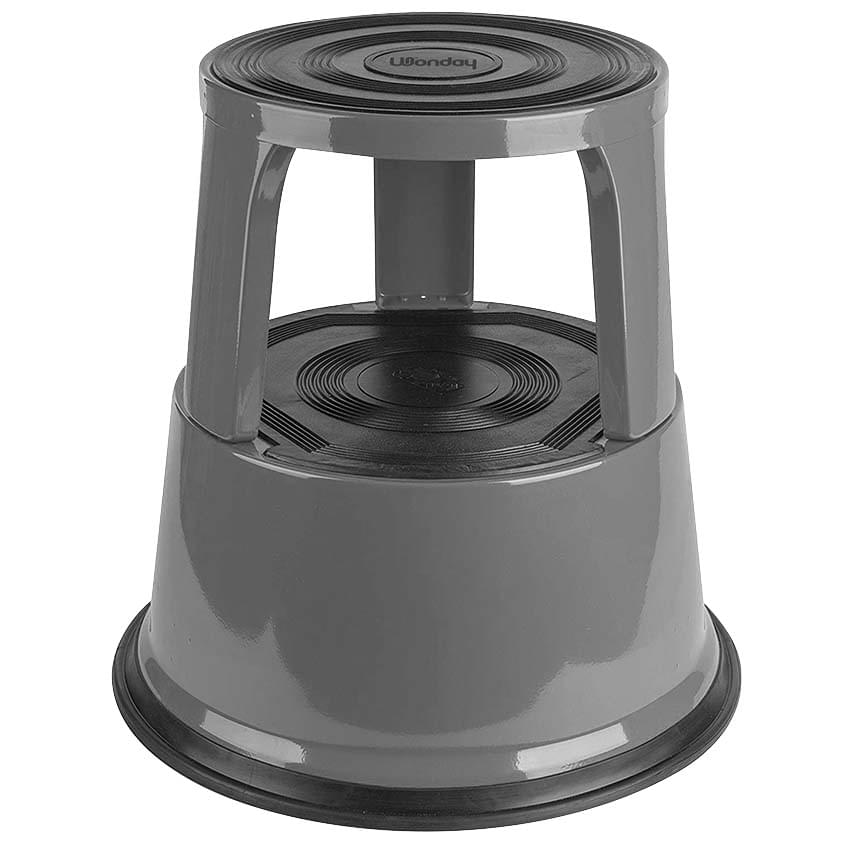 Marchepied métal 2 marches - Gris foncé