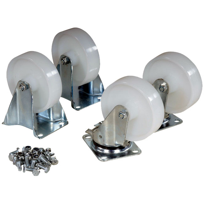 Jeu de roulettes pour benne auto-basculante - Nylon