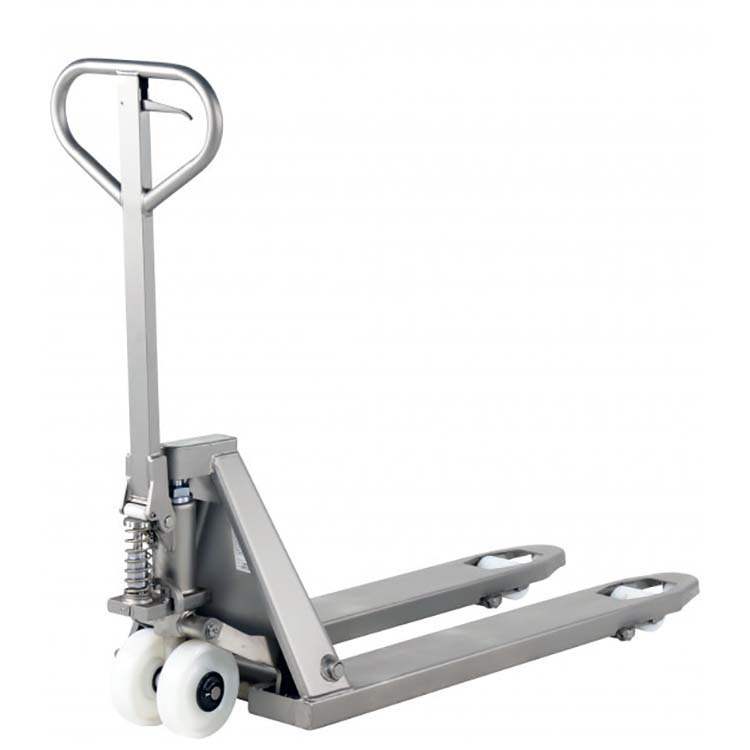 Transpalette manuel inox 304 2500 kg - Fourche L. 1150 mm
