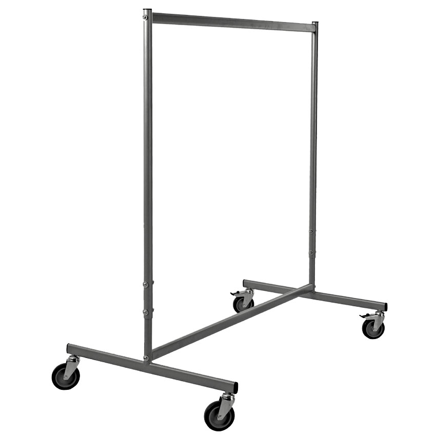 Portant vêtements sur roulettes - Hauteur réglable