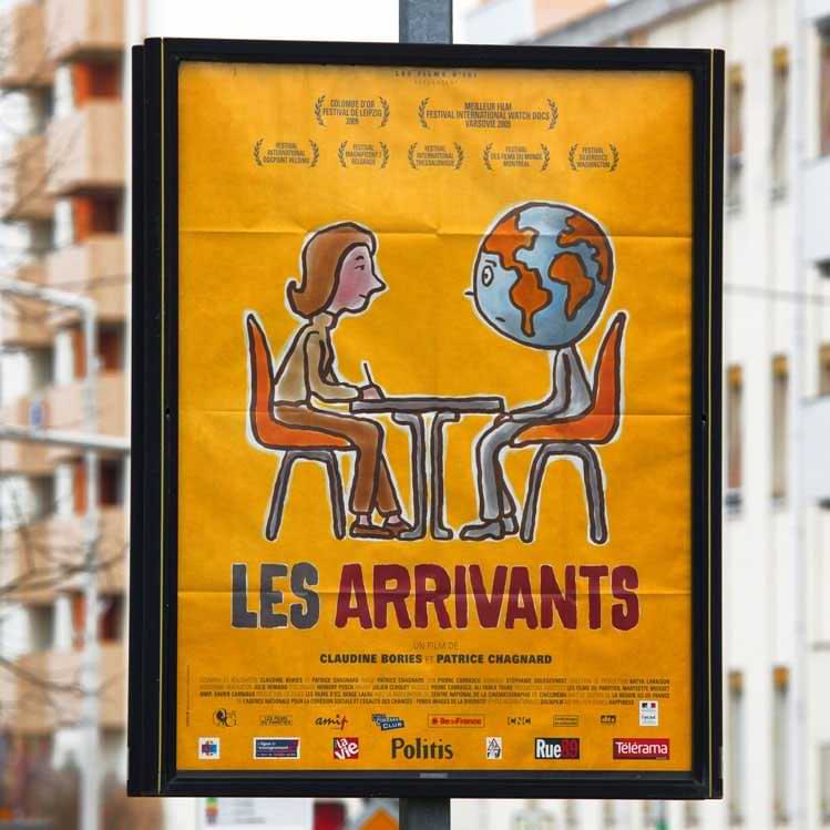 Panneau porte-affiche extérieur pour poteau - 160 X 120 cm