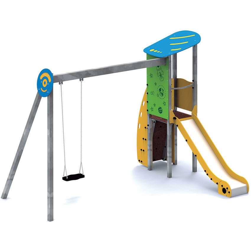 Jeu structure acier galvanisé - Galaxy
