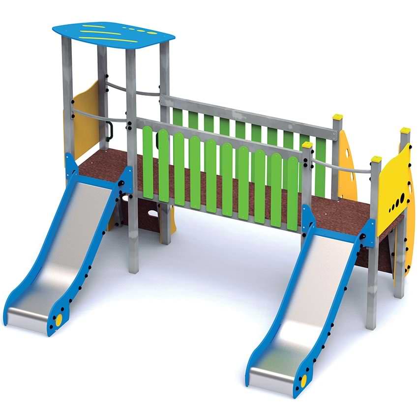 Jeu structure acier galvanisé - La Prairie