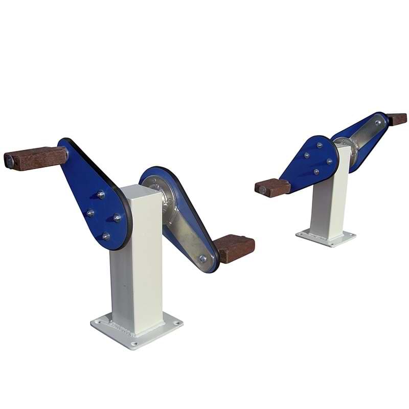 Pédalier pour banc extérieur - Jeu de 2