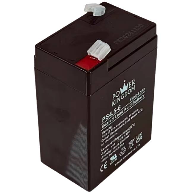 Option : Batterie rechargeable 6V - 4,5Ah CE
