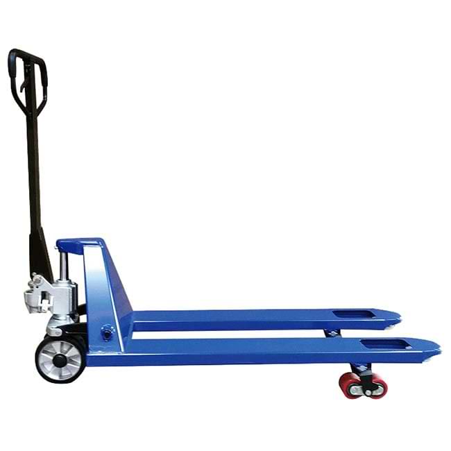 Transpalette manuel premium 2500 kg - Fourche L. 1150 mm - Bleu RAL 5010