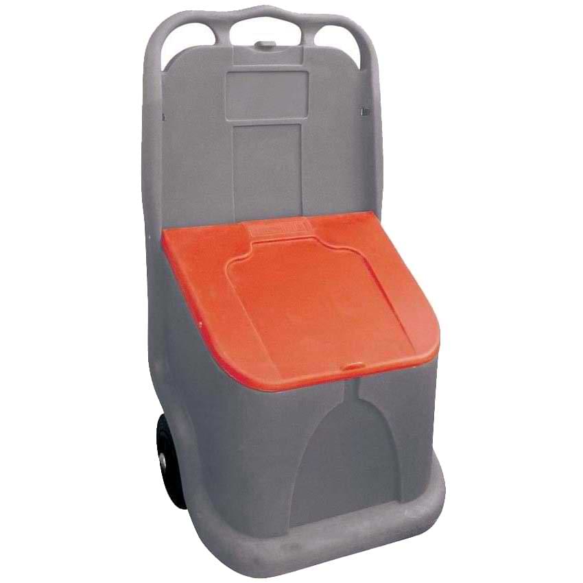 Coffre à sel - sable polyéthylène mobile - 75L