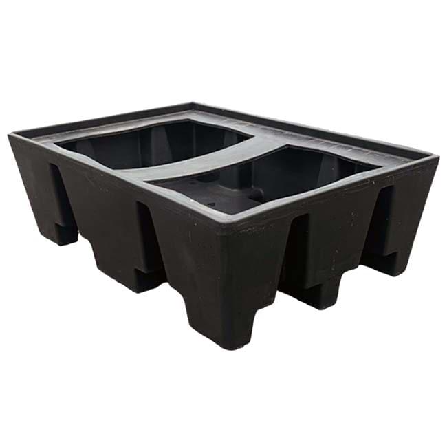 Bac rétention palette Europe - Sans caillebotis