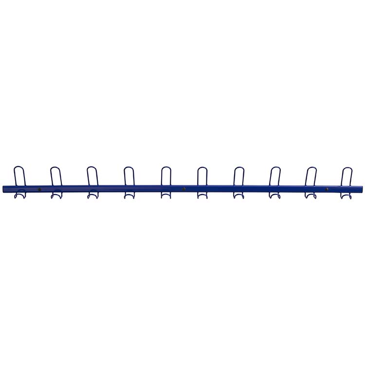 Portemanteaux vestiaire - L. 145 cm - Bleu