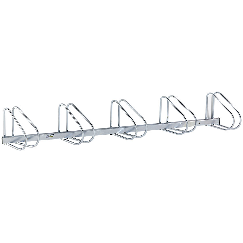 Support 5 vélos mural modèle à 45° - L. 209 cm