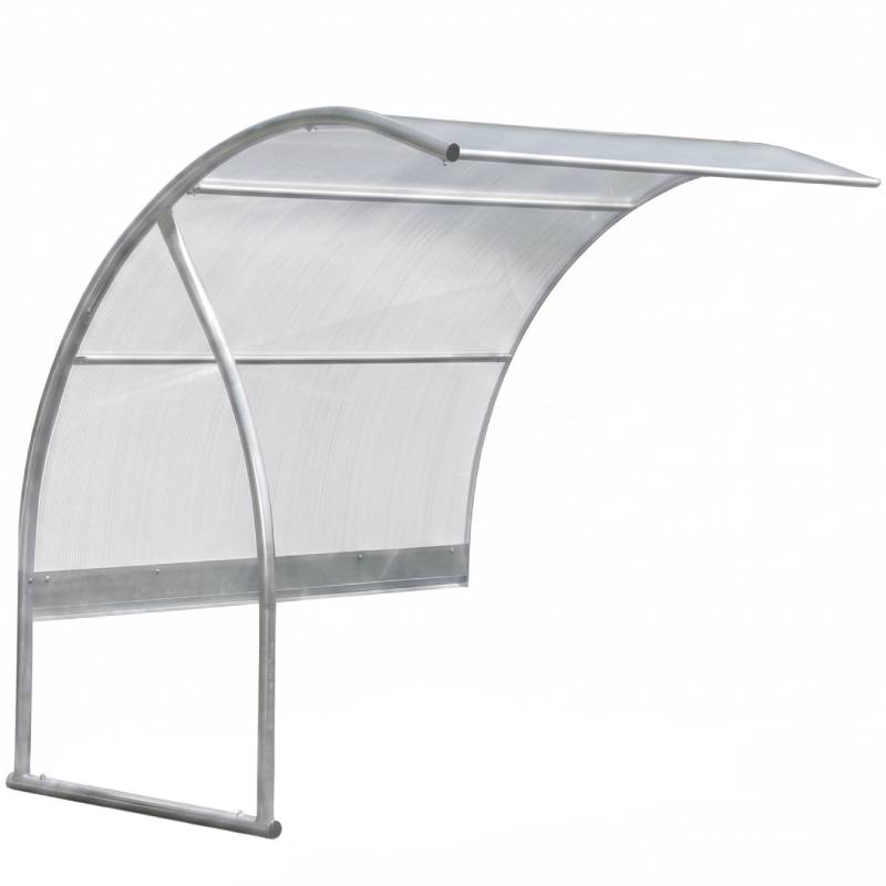 Abri à vélos acier galvanisé - Module extension - L. 2200 mm