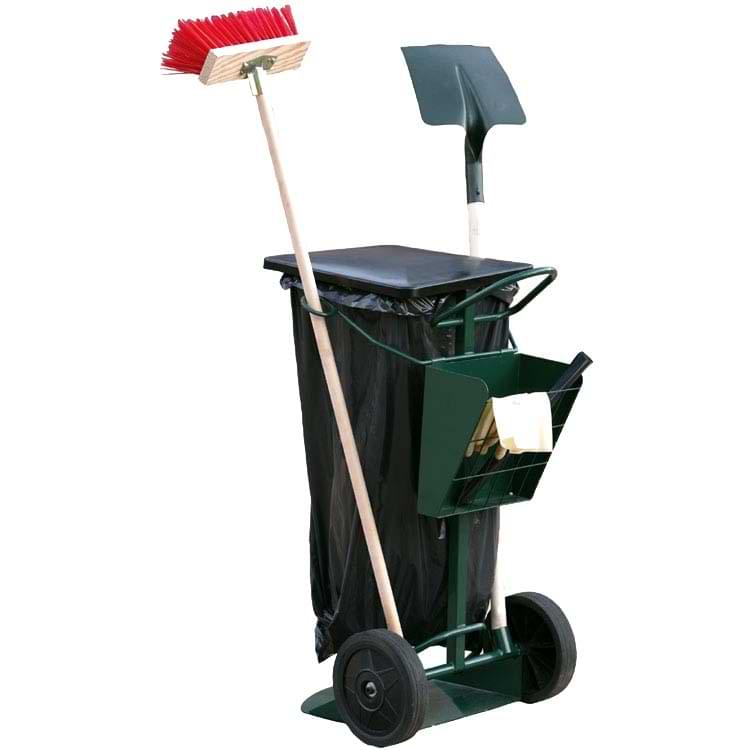 Chariot de voirie - Modèle à support de sac