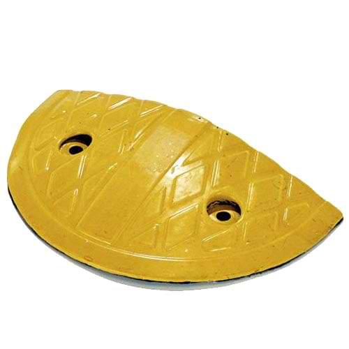 Extrémité arrondie - Jaune - H. 50 X L. 170 X P. 350 mm