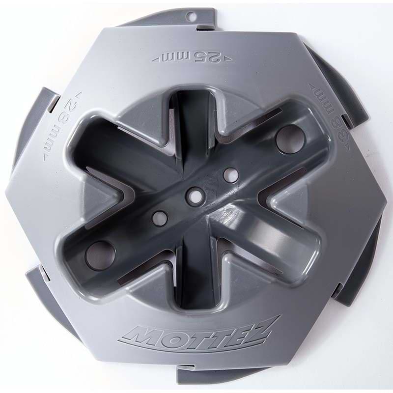 Support trottinette au sol polyéthylène - Gris RAL 7030