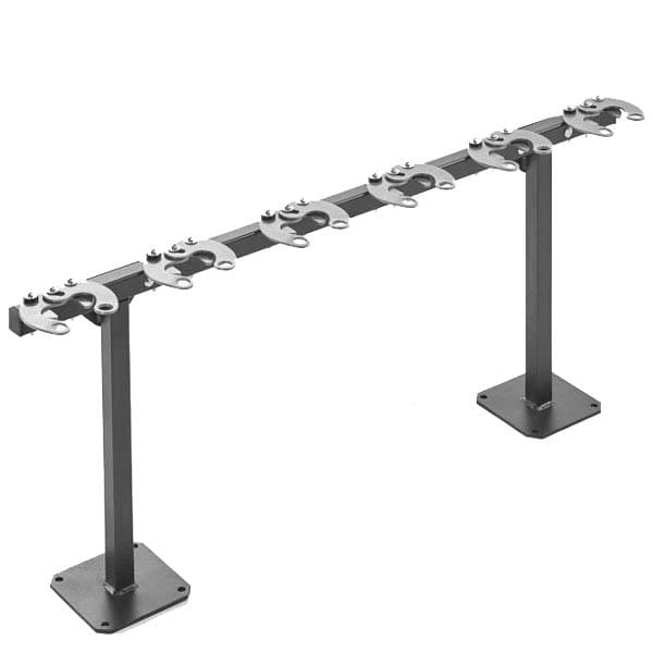 Rack range-trottinettes sur pieds - 6 places