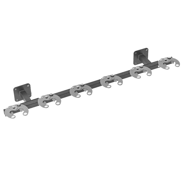 Rack range-trottinettes mural - 6 places