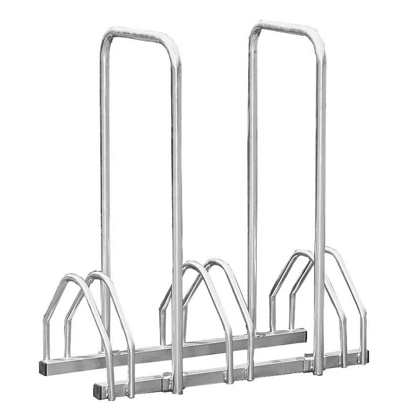 Support cycle avec arceaux antivol 3 places - L. 72 cm