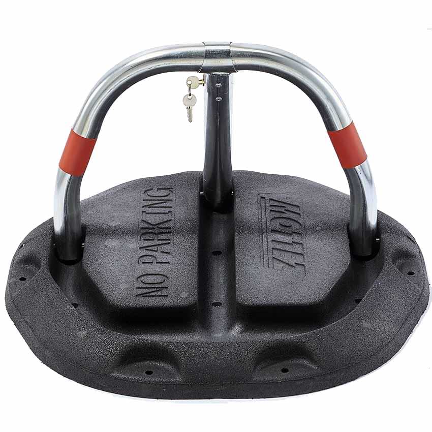 Barrière bloc parking base caoutchouc recyclé