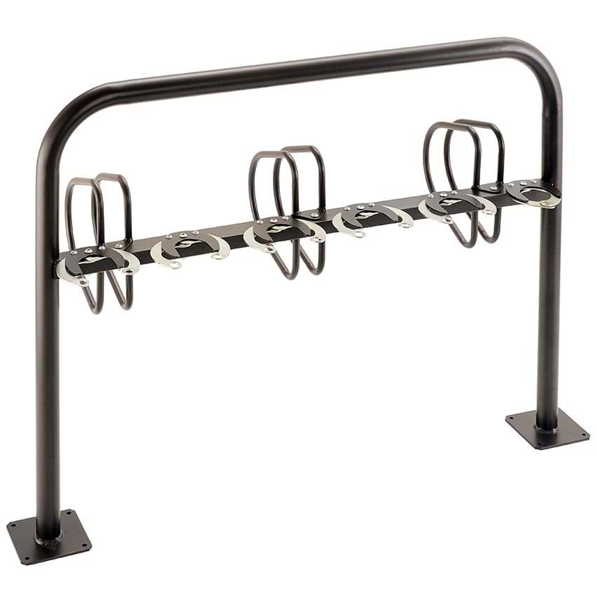 Support range 6 trottinettes + 3 vélos