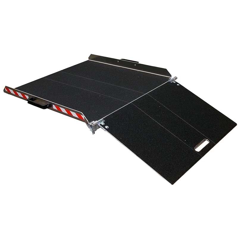 Rampe passage fauteuil aluminium - 500 X 800 X l. 710 mm
