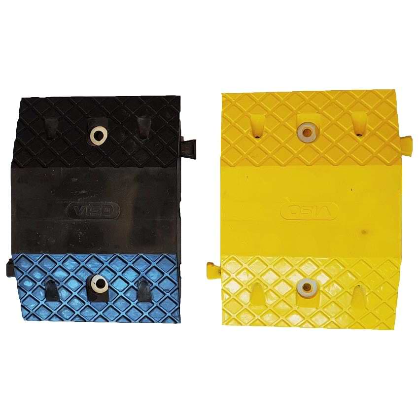 Eléments centraux H. 70 mm - 1 Noir + 1 jaune - L. 50 cm