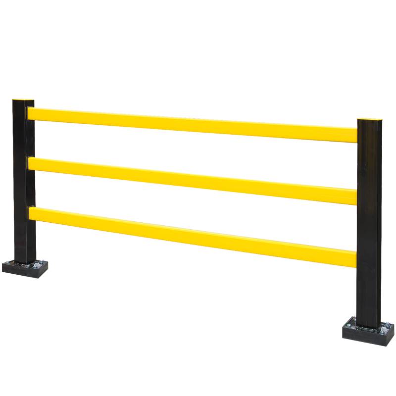 Barrière protection flexible hybride H. 1040 X L. 2100 mm - Noir / Jaune