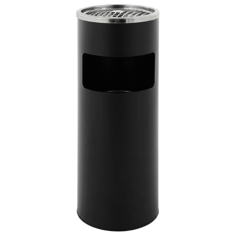 Cendrier-poubelle 12,5L - Noir