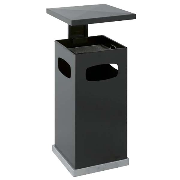 Cendrier poubelle 70L - Gris anthracite