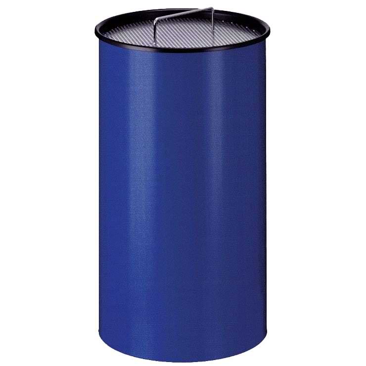 Cendrier acier bac à sable 50L - Bleu