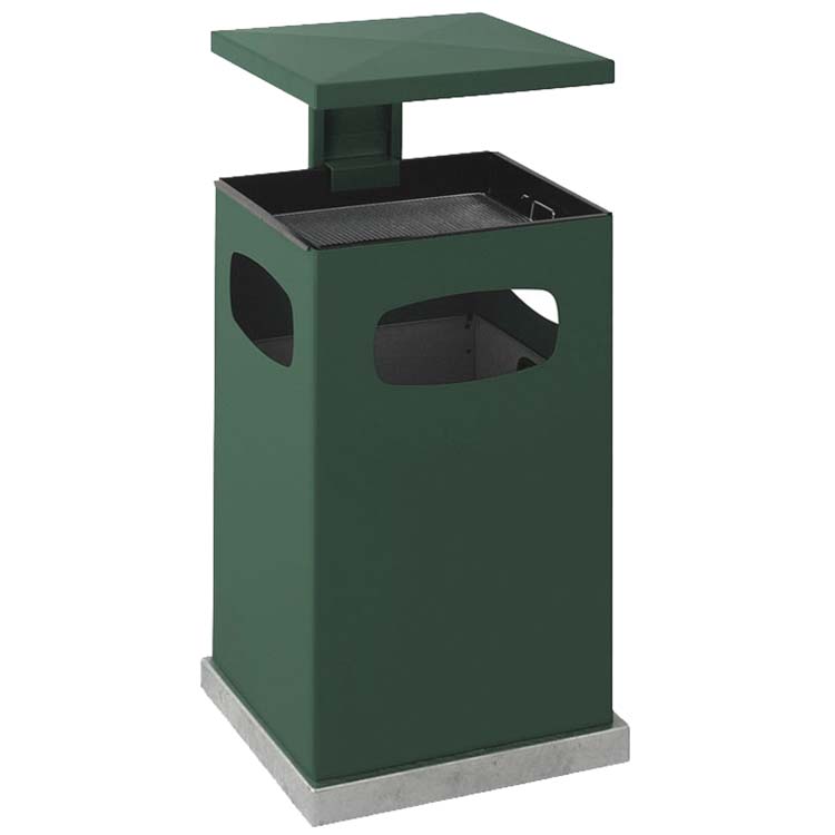 Cendrier corbeille 80 litres - Gris foncé