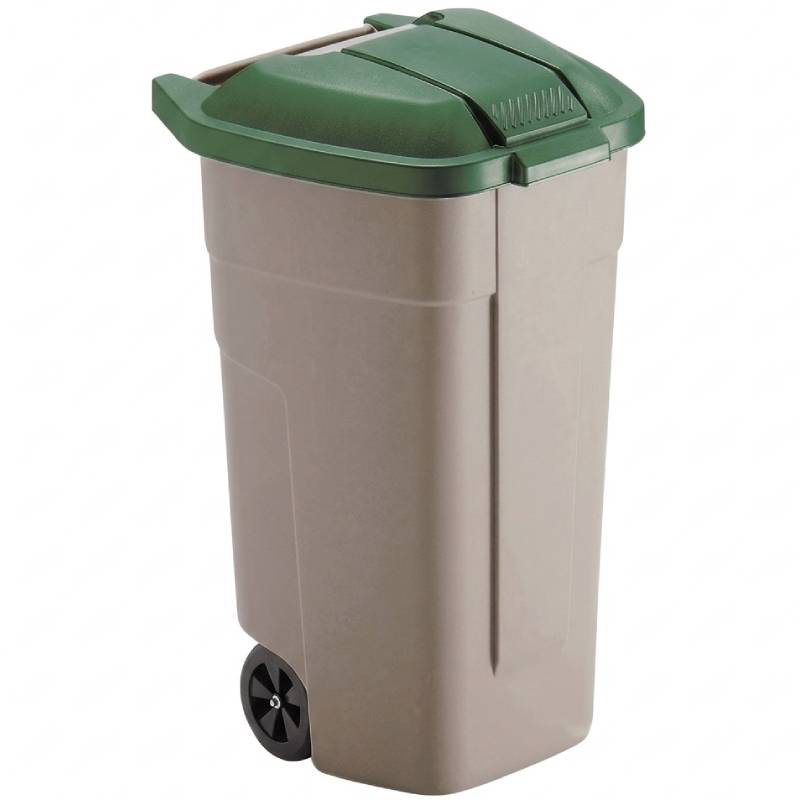 Conteneur 100L + couvercle vert