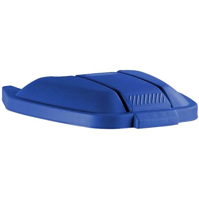 Couvercle pour collecteur sur roues Rubbermaid - Bleu
