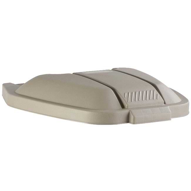 Couvercle pour collecteur sur roues Rubbermaid - Beige