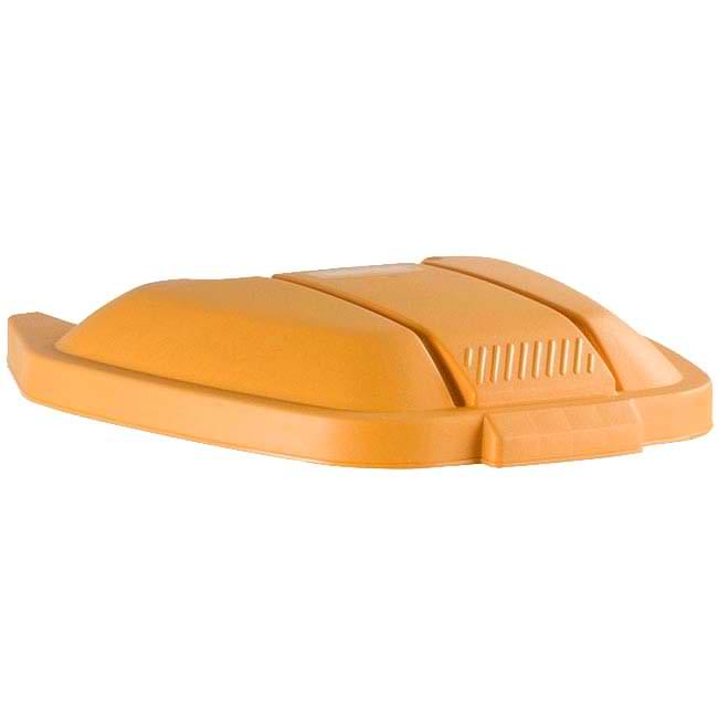 Couvercle pour collecteur sur roues Rubbermaid - Jaune