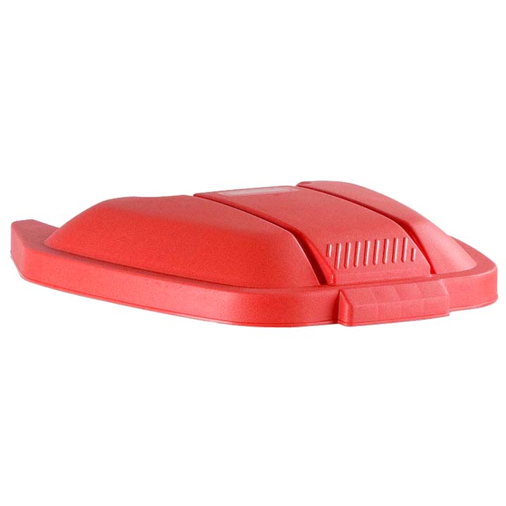 Couvercle pour collecteur sur roues Rubbermaid - Rouge