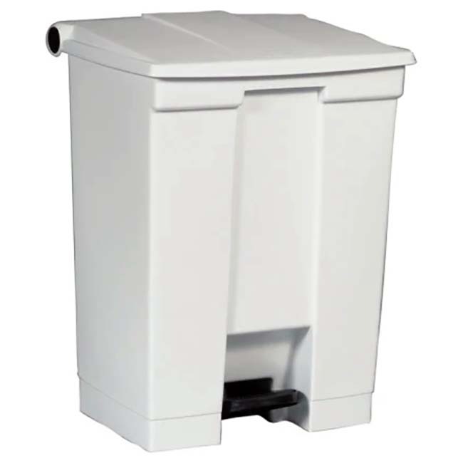 Collecteur à pédale Step-On 68L - Blanc