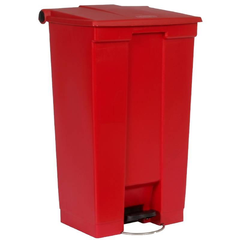 Collecteur à pédale Step-On - 87L - Rouge