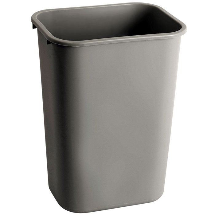 Corbeille recyclage Rubbermaid 39L - Gris