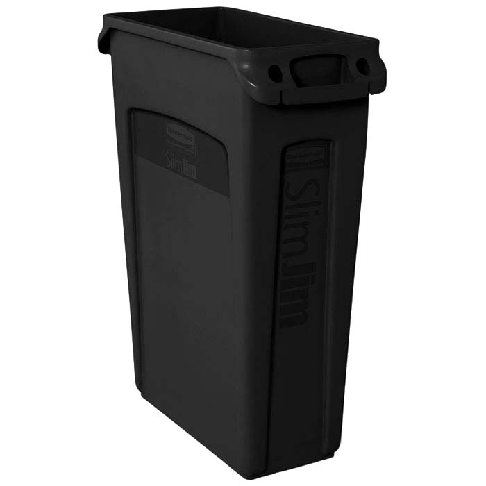 Collecteur Slim Jim Rubbermaid Gris