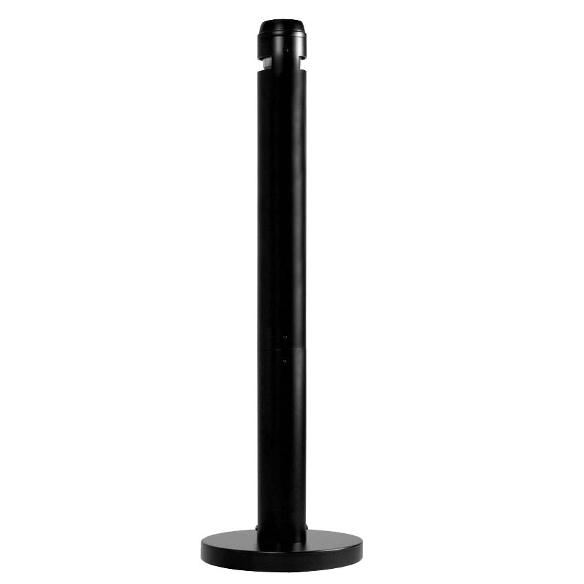 Cendrier sur socle - Smoker's Pole Rubbermaid - Noir