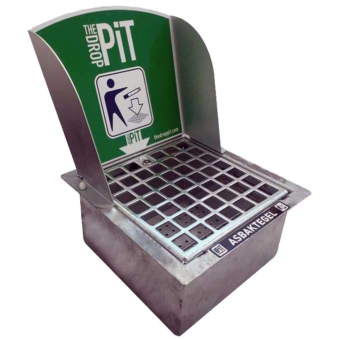 Cendrier de sol DropPit Classic - 350 X 350 mm