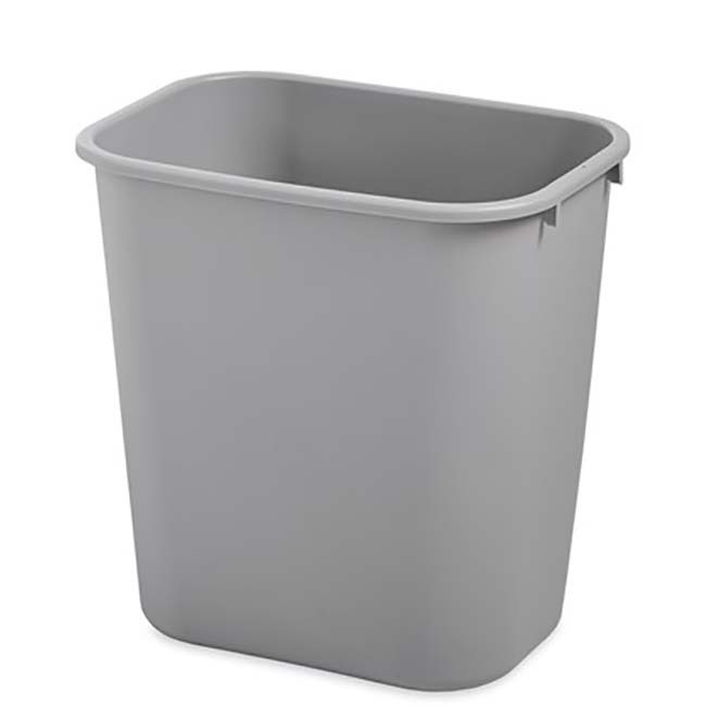 Corbeille recyclage Rubbermaid 26L - Gris