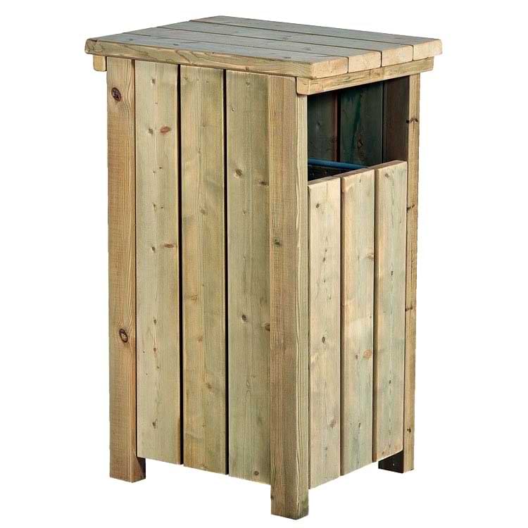 Corbeille bois autoclave Pinède 80L